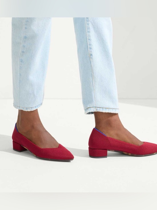 Rothy's Shoes - Rothy's Women’s Red Low Block Heel Size 9 W